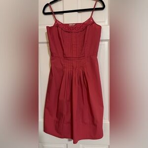 LOFT Dress in Vibrant Red/Pink